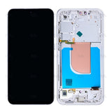 Écran complet sur châssis Soft-OLED pour Samsung Galaxy S23 FE S711B - Argent