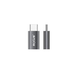 Adaptateur OTG USB-C vers Lightning Rixus RXOTG03 gris sidéral (lot de 2)