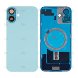 Vitre Arrière sans NFC, cadre de caméra agrandi pour Apple iPhone 16 Plus - Compatible avec Teal