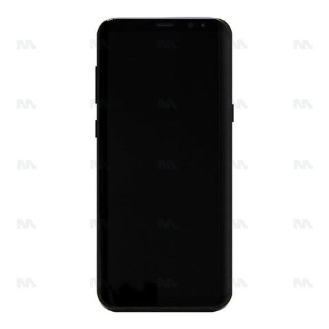 Chassis + Ecran Officiel Service Pack + Vitre pour Samsung Galaxy S8 Plus G955F - Midnight Black