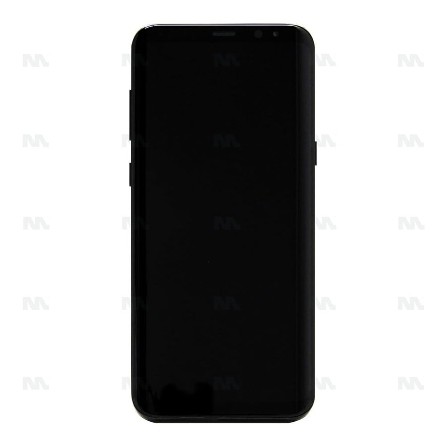 Chassis + Ecran Officiel Service Pack + Vitre pour Samsung Galaxy S8 Plus G955F - Midnight Black