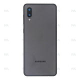 Vitre arrière pour Samsung Galaxy A02 A022F avec objectif noir OEM