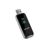 Dongle Carplay sans fil Rixus RXCP03 gris métallisé