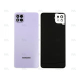 Vitre arrière pour Samsung Galaxy A22 5G A226B avec lentille violette Original