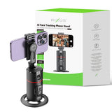 Suivi automatique du visage Rixus RXAG01 pour vlog, vidéo, Tik Tok - Noir