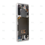 Écran complet sur châssis Service Pack pour Samsung Galaxy S21 5G G991B - Blanc Phantom