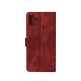 Bibliothèque Rixus pour Samsung Galaxy A05 Rouge foncé