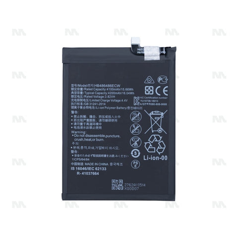 Batterie Huawei P30 Pro, Mate 20 Pro (HB486486ECW) - OEM