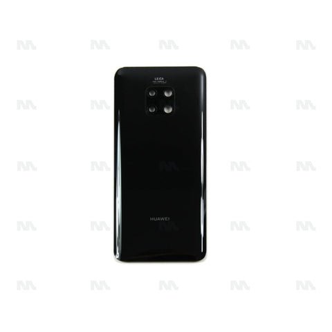 Vitre arrière pour Huawei Mate 20 Pro avec objectif - Noir - OEM