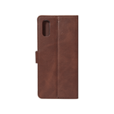 Rixus Bookcase pour Apple iPhone X, XS Marron