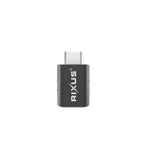 Adaptateur OTG USB-C vers USB-A Rixus RXOTG02 gris sidéral (lot de 2)