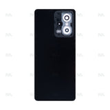 Vitre arrière pour Xiaomi Redmi Note 12 Pro 5G avec objectif, noir onyx, OEM