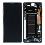 Chassis + Ecran Officiel Service Pack + Vitre pour Samsung Galaxy Note 9 N960F - Midnight Black