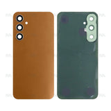 Vitre arrière pour Samsung Galaxy S23 FE S711B avec objectif – Tangerine – OEM