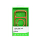 Coque Rixus Crystal Amber pour Apple iPhone 17 Pro Max - Orange