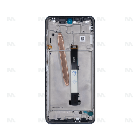 Chassis + Ecran Original OEM + Vitre pour Xiaomi Poco X3 Pro (M2102J20SG / M2102J20SI) - Phantom Black
