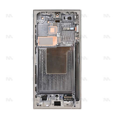 Chassis + Ecran Original Reconditionné + Vitre pour Samsung Galaxy S24 Ultra S928B - Titanium Gray