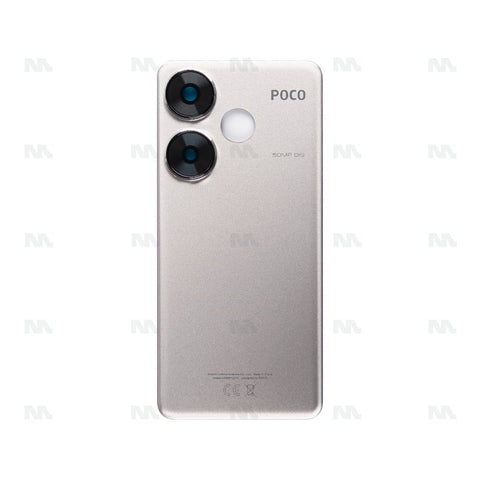 Vitre arrière pour Xiaomi Poco F6 avec objectif Titanium OEM