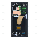 Chassis + Ecran (Original) pour Samsung Galaxy S23 Ultra S918B - Graphite/Rouge