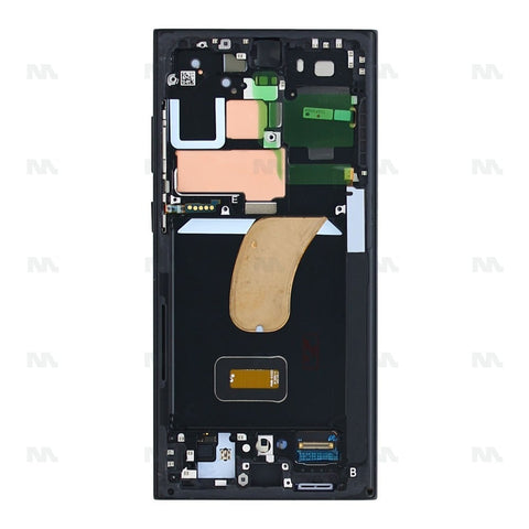 Chassis + Ecran (Original) pour Samsung Galaxy S23 Ultra S918B - Graphite/Rouge