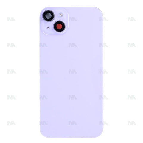 Vitre Arrière avec NFC pour Apple iPhone 14 Plus, agrandir le cadre de l'appareil photo Violet Compatible