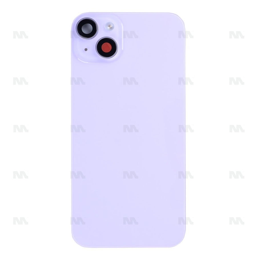 Vitre Arrière avec NFC pour Apple iPhone 14 Plus, agrandir le cadre de l'appareil photo Violet Compatible
