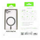 Étui Rixus Instinct Mag pour Apple iPhone 16e Gris titane