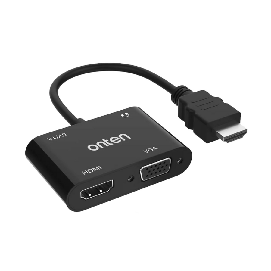 Convertisseur Onten HDMI vers HDMI+VGA avec audio OTN-5165HV
