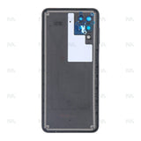 Vitre arrière pour Samsung Galaxy A12 Nacho A127F avec lentille, noire, OEM