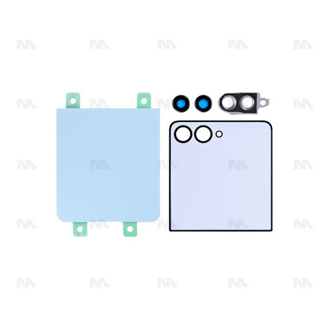 Kit de coques arrière pour Samsung Galaxy Z Flip7 F766B – Menthe avec lentille Original