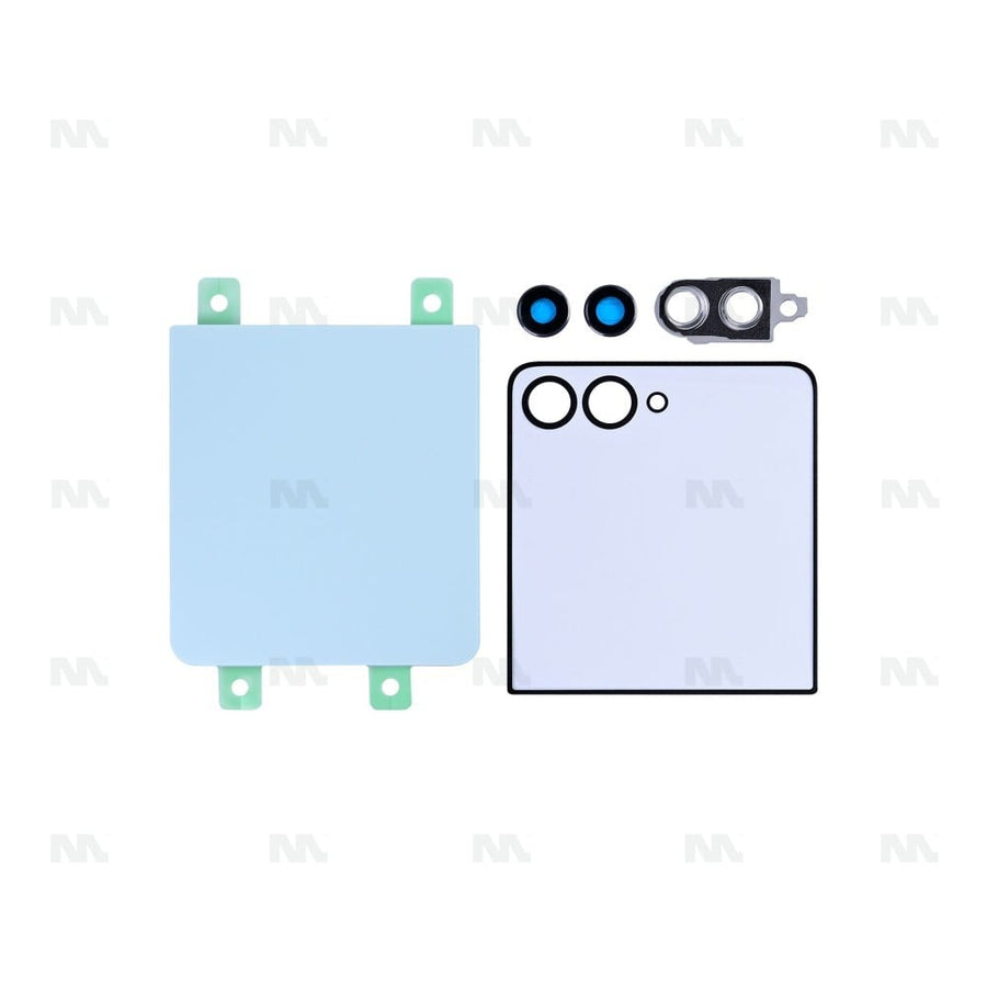 Kit de coques arrière pour Samsung Galaxy Z Flip7 F766B – Menthe avec lentille Original