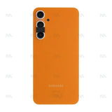 Vitre arrière pour Samsung Galaxy S23 FE S711B avec lentille – Tangerine – Original