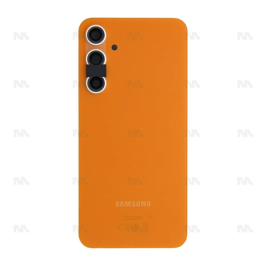 Vitre arrière pour Samsung Galaxy S23 FE S711B avec lentille – Tangerine – Original