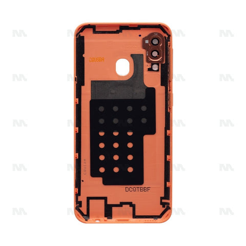 Vitre arrière pour Samsung Galaxy A20e A202F avec lentille corail OEM