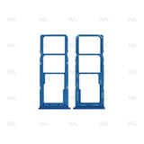 Support pour carte SIM pour Samsung Galaxy A12 A125F - Bleu - OEM