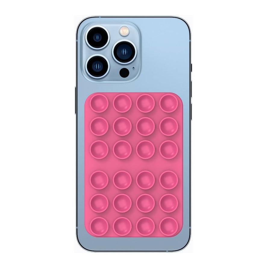 Support pour téléphone avec ventouse et miroir Rixus RXPH40L – Rose rouge