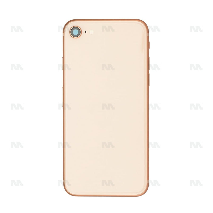 Boîtier pour Apple iPhone 8 avec petites pièces, couleur or, OEM