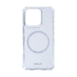 Étui antichoc Rixus Armor-X avec MagSafe pour Apple iPhone 16 Pro transparent