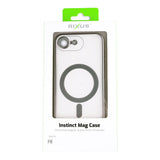 Étui Rixus Instinct Mag pour Apple iPhone 16e Gris titane
