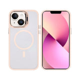 Étui Rixus Classic 03 avec MagSafe pour Apple iPhone 14 rose clair