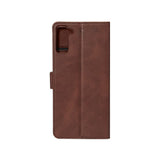 Rixus Bookcase pour Samsung Galaxy S21 Plus 5G Marron