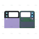 Vitre arrière supérieure avec lentille pour Samsung Galaxy Z Flip4 F721B – Bora Purple – OEM