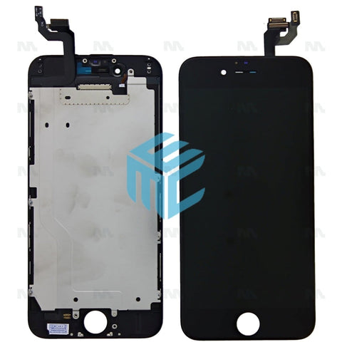 Ecran Original OEM + Vitre pour iPhone 6 Metal Plate / Replacement Glass - Noir