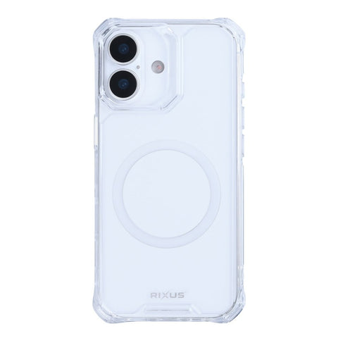 Étui antichoc Rixus Armor-X avec MagSafe pour Apple iPhone 17 transparent