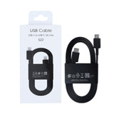 Câble de données USB-C vers USB-C 100 cm noir Boîte de vente au détail