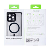 Étui Rixus Classic 04 avec MagSafe pour Apple iPhone 13 Pro Max Noir