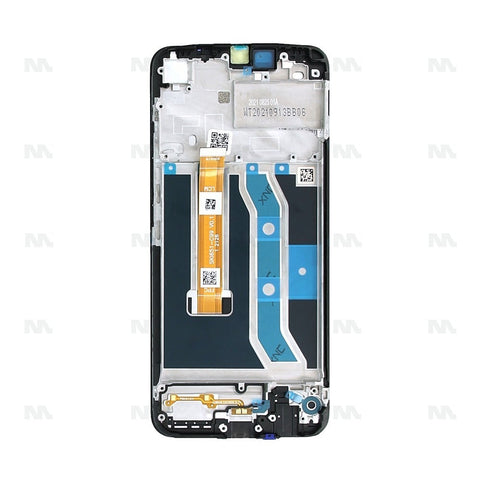 Chassis + Ecran Original OEM + Vitre pour Realme C25Y RMX3265 / RMX3268 / RMX3269 - Noir