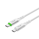 Câble USB-C vers USB-C à déconnexion automatique Rixus RXUC21C blanc