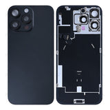 Vitre Arrière avec NFC, cadre d'appareil photo agrandi pour Apple iPhone 16 Pro Max - Titane noir reconditionné