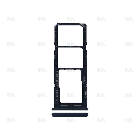 Support pour carte SIM pour Samsung Galaxy A12 A125F - Noir - OEM